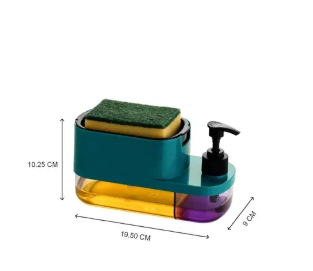 3-in-1 Soap Dispenser with Sponge Holder